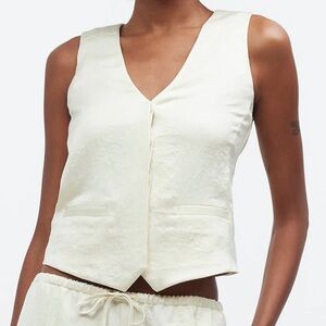 madewell Button-Front Vest Top